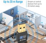Adaptér ColorWay Bluetooth BT 5.0/ USB-A