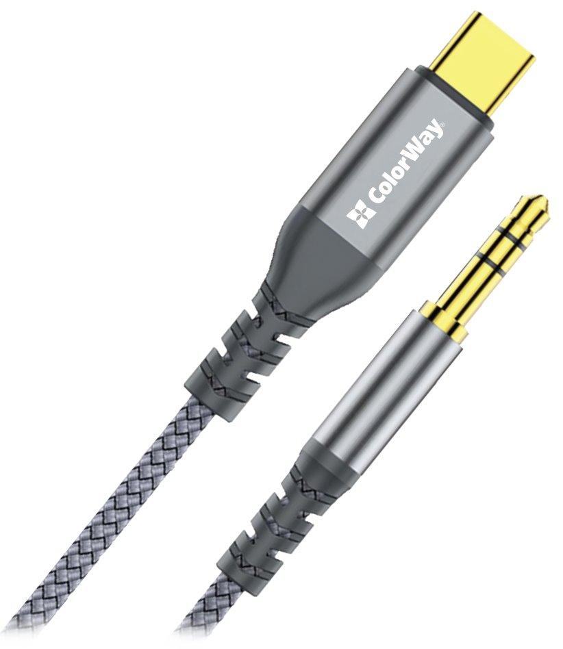 Adaptér Colorway USB-C na 3,5 mm jack/ 1,2 m