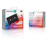 Adaptér CONNECT IT AUX pre kazety, 3,5 mm jack, ČIERNY