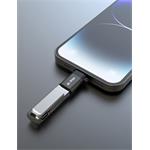 ADAPTÉR iPEAX OTG LIGHTNING / USB-A (samica) ČIERNY