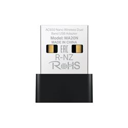 Adaptér Mercusys MA20N AC650 Nano Wi-Fi USB