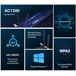 Adaptér PCI Express MERCUSYS MA30E Wi-Fi a Bluetooth