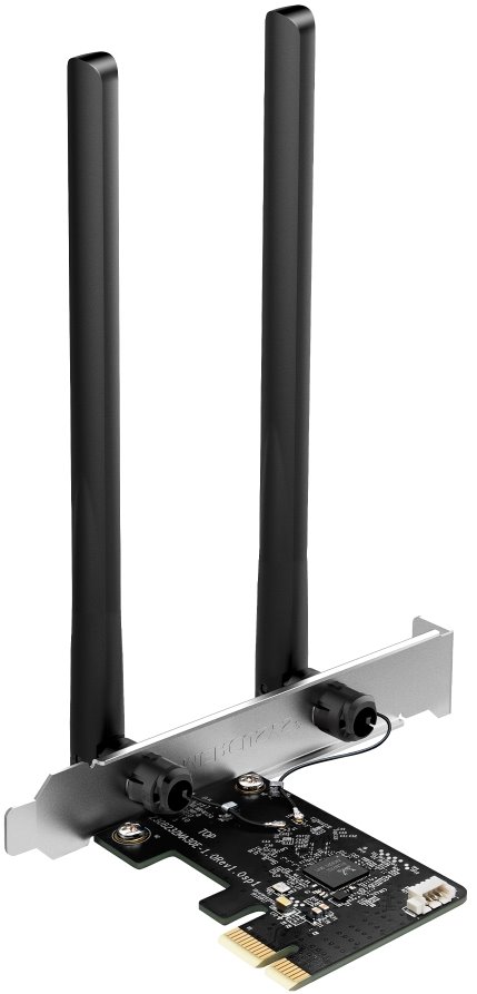 Adaptér PCI Express MERCUSYS MA30E Wi-Fi a Bluetooth