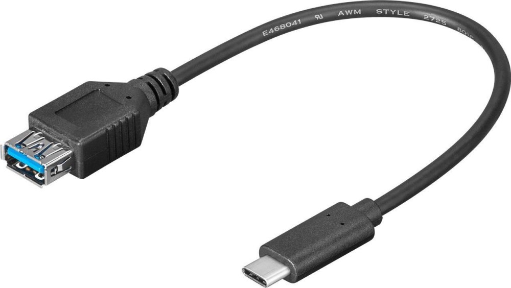 Adaptér PremiumCord USB-C/male - konektor USB 3.0 A/female, 0,2 m kur31-01