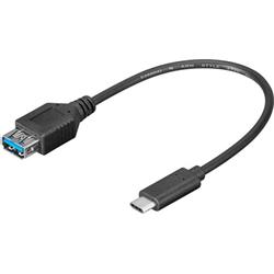 Adaptér PremiumCord USB-C/male - konektor USB 3.0 A/female, 0,2 m kur31-01