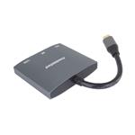 Adaptér PremiumCord USB-C na HDMI, USB 3.0, PD, rozlíšenie 4K a FULL HD 1080p