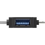 Adaptér PremiumCord USB3.0 samica na dva konektory USB-C/samec + micro USB B/samec