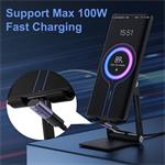 Adaptér PremiumCord zakrivený pod uhlom 90° USB-C samica - USB-C samec 40 Gb/s hliník