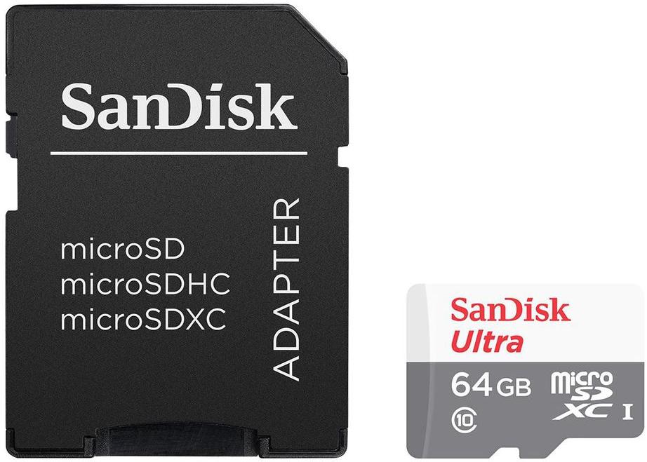 Adaptér SanDisk Ultra microSDXC 64GB 100MB/s UHS-I U1 Class 10