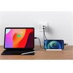 Adaptér Swissten Smart IC s 2× USB 3A + kábel USB-C, čierny  