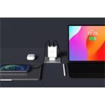 Adaptér Swissten Smart IC s 2× USB 3A + kábel USB-C, čierny  
