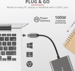 Adaptér Trust Dalyx 3-v-1 s viacerými portmi USB-C