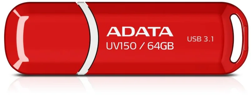 ADATA DashDrive UV150 64GB červený AUV150-64G-RRD