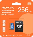 ADATA MicroSDXC 256 GB UHS-I U1 / Class 10/+ adaptér