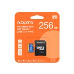 ADATA MicroSDXC 256GB UHS-I U1 / Class 10/+ Adaptér