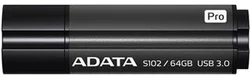 ADATA Superior Series S102 Pro 64GB šedý AS102P-64G-RGY - USB Flash disky