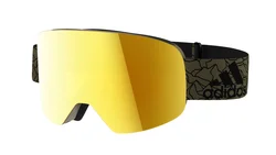 adidas Sport eyewear BACKLAND - Olive matt - Gold mirror (antifog)