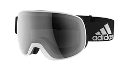 adidas Sport eyewear PROGRESSOR S - White/black matt - black mirror (antifog)
