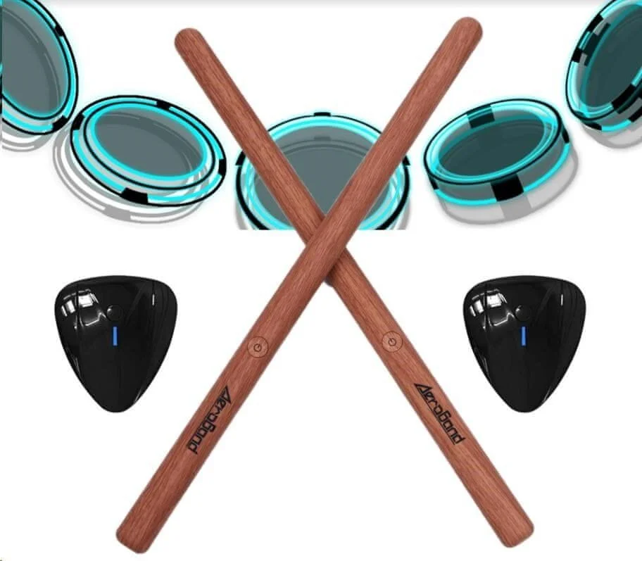 aeroBand Smart Bubnovacie Paličky PocketDrum 2 KIT + senzor na nohu