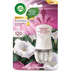 Air Wick Electric komplet Jemný satén a měsíční lilie 19ml