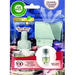 Air Wick elektrický osvěžovač vzduchu - strojek & náplň - Vůně zimního ovoce 19ml