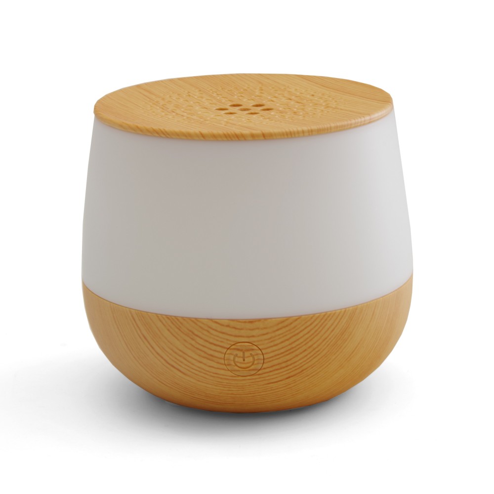 Airbi aroma difuzér s možnosťou osvetlenia LOTUS - svetlé drevo BI5035