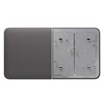 Ajax SideButton (1-gang/2-way) - Boční tlačítko, šedá