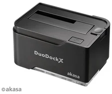 AKASA DuoDock X černý