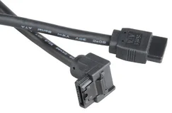 AKASA kábel SATA 3.0 cable 1m čierny AK-CBSA01-10BK
