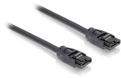 AKASA kabel SATA3-100-BK, 100cm 3 generace pro ultrarychlost 6Gb/s, černý