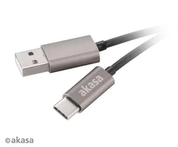 Akasa kabel USB 2.0 Type-C na Type-A 1m