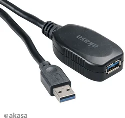 AKASA kabel USB 3.0, Type-A male to female, 3m