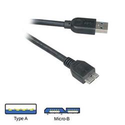 AKASA kabel USB 3.0 Type A na microUSB 1m