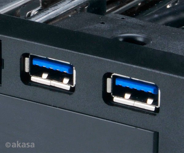 AKASA Lokstor M51 pre 2,5" / 3,5" SATA HDD disky, 2xUSB 3.0 AK-IEN-01