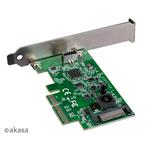 AKASA PCIe karta USB 3.2 Gen 2x2 interný konektor