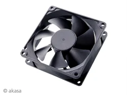 AKASA ventilátor AK-181BK-S 8cm, čierny