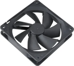 AKASA ventilátor AK-FN064 120mm/ výška 25mm/ kuličkové ložisko/ 4pin PWM/ ultratichý/ černý