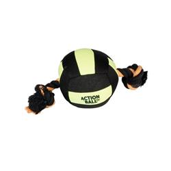 Akčný balón Karlie Toy, čierno-žltý, 13 cm
