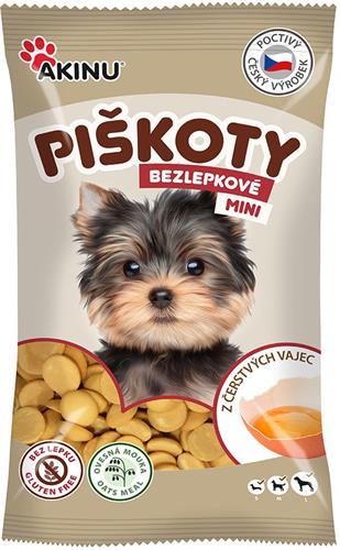 Akinu Bezlepkové mini sušienky pre psov 120 g