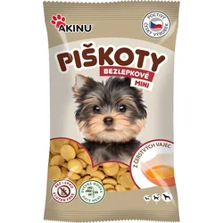 Akinu Bezlepkové mini sušienky pre psov 120 g