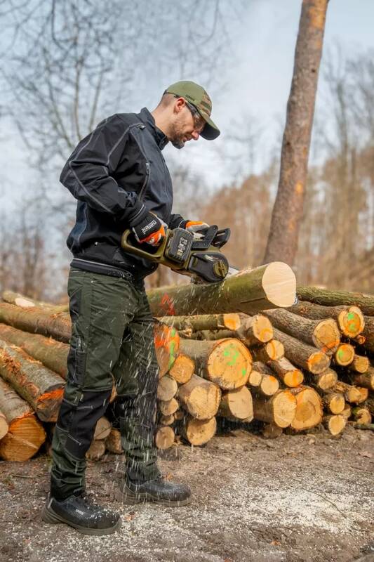 Akumulátorová reťazová píla NAREX CPR 350 4BN CAMOUFLAGE Set