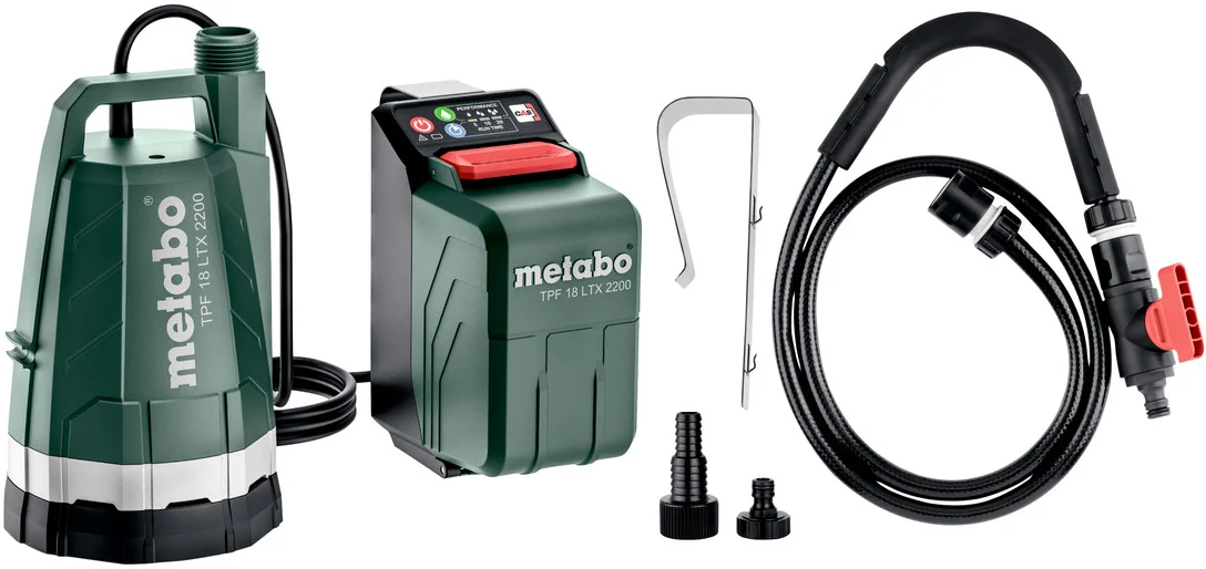 Akumulátorové ponorné čerpadlo METABO TPF 18 LTX 2200 (601729850)