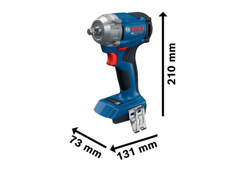 Akumulátorový rázový uťahovák BOSCH GDS 18V-350 + L-BOXX vrátane. (0.601.9M5.022)