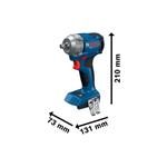 Akumulátorový rázový uťahovák BOSCH GDS 18V-350 + L-BOXX vrátane. (0.601.9M5.022)