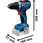 Akumulátorový vŕtací skrutkovač BOSCH GSR 18V-65 + L-BOXX (0.601.9N3.201)
