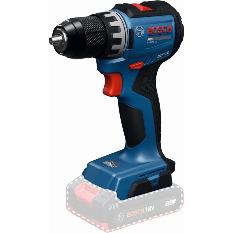 Akumulátorový vŕtací skrutkovač BOSCH PRO GSR18V-52 (0.601.9S0.020)