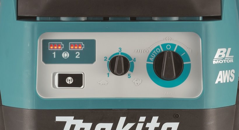 Akumulátorový vysávač Makita DVC157LZX3 s AWS Li-ion LXT 2x18V, bez batérie