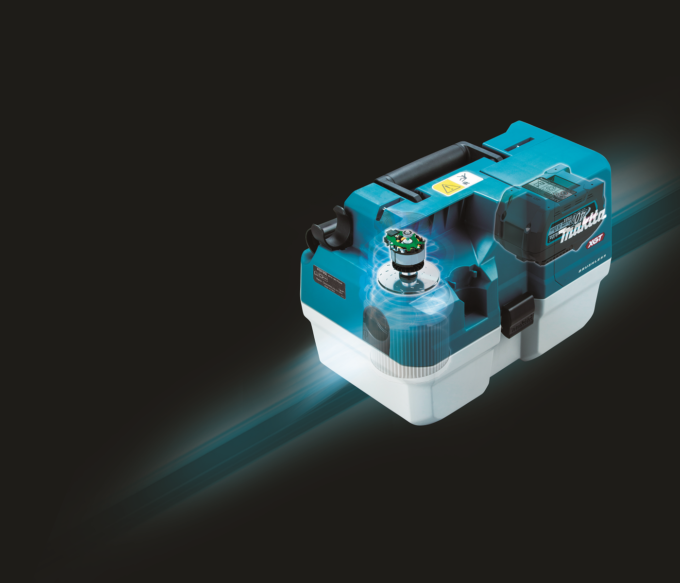 Akumulátorový vysávač Makita VC014GLZ Li-ion XGT 40V, bez batérie