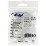 Akyga Hub USB 2.0 4-portový, ABS, čierny, 15 cm