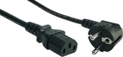 Akyga Napájací kábel IEC C13 CEE 7/7 230 V/50 Hz 5 m